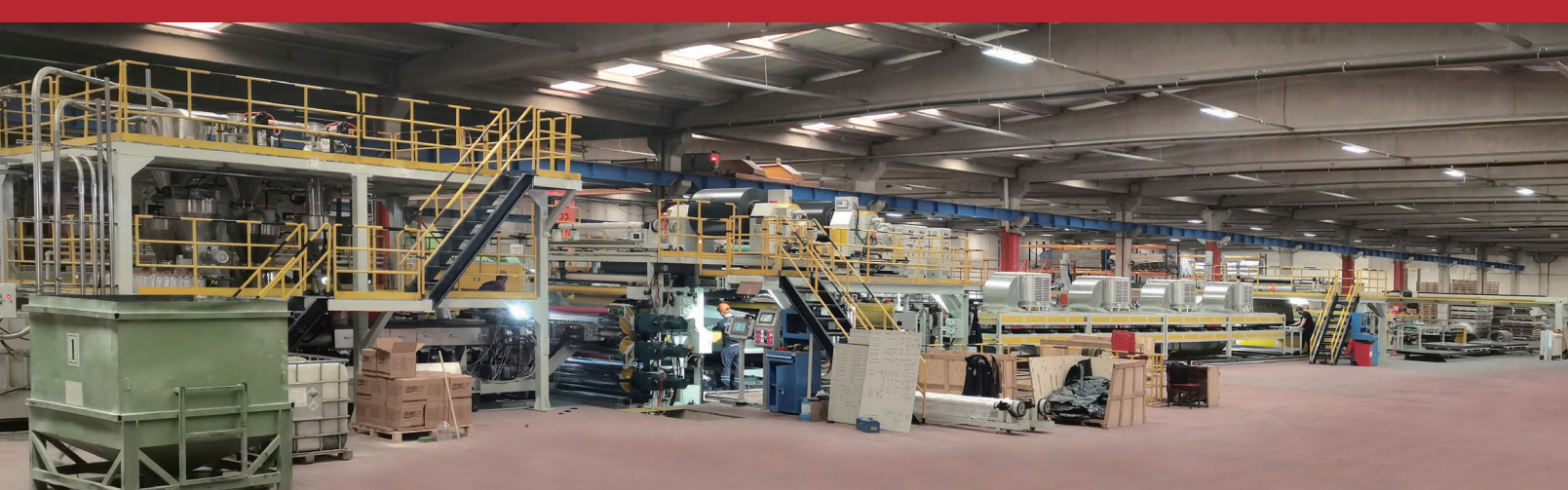 Einstufige Produktionslinie für hochwertige B1 FR-Aluminium-Verbundplatten (ACP).